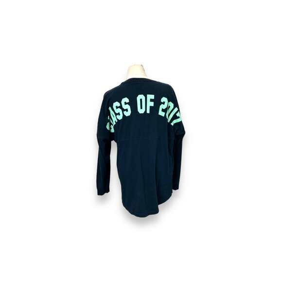 J America Unisex Long Sleeve Class of 2017 Cotton Tee, Navy, size M - Picture 4 of 9